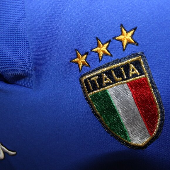 3/$118❤️vintage Kappa ITALY ITALIA 2000-02 home shirt kids Youth Large YL soccer - Picture 4 of 9